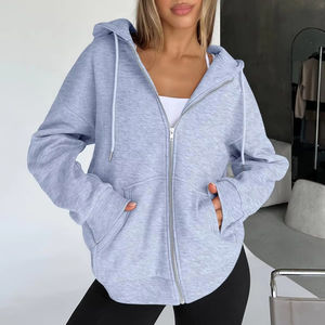 Sweat à capuche d'impression bouffante de broderie personnalisée de haute qualité pour confortable éponge surdimensionné vierge sweats à capuche et sweat-shirts pour femmes - Product Image 5