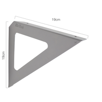 Soporte de Pared para Trípode de Metal Resistente RHETECH, Marco de Cama con Deflector de Madera y Estructura de Soporte Triangular