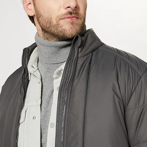 Modern Polyester-Cotton <b>Jacket</b> For <b>Men</b> Lightweight Comfortable Warm Outdoor Casual Fashion Polyester-Cotton <b>Jacket</b> - Product Image 4