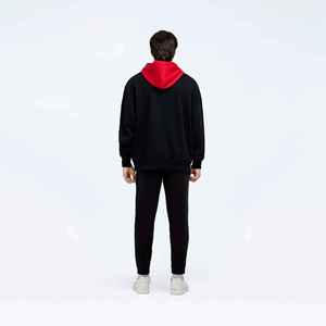 Sweats à capuche surdimensionnés et lourds de haute qualité personnalisés de haute qualité sweat à capuche unisexe en coton sérigraphie pour hommes - Product Image 5