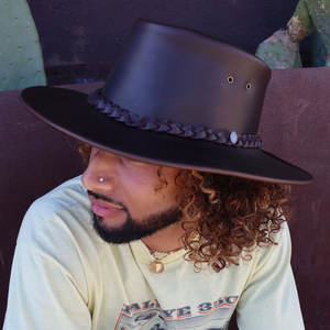 Sombreros de vaquero de piel auténtica ajustables de alta calidad al por mayor para hombre, Snapback de invierno transpirable e informales para deportes al aire libre - Product Image 5