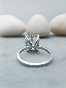 Custom Fancy Solitaire Engagement Wedding Anniversary Party Ring 100% Satisfaction Guaranteed 925 Sterling Silver 14k 18k Gold - Product Image 3