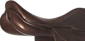 Di alta qualità in pelle marrone inglese sella morbida seduta traspirante per equitazione salto a cavallo <span class=keywords><strong>al</strong></span> miglior prezzo - Product Image 6