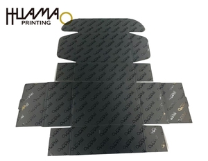 Recyclable Corrugated Box Black shipping box for Tech Accessories Custom Packaging for Earbuds <b>Charging</b> <b>Cable</b> Phone Case Set - Product Image 5