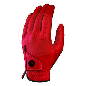 Premium Breathable Genuine Leather Sports <b>Golf</b> <b>Gloves</b> for Men & <b>Women</b> Custom Logo Available High Quality for Hands - Product Image 4