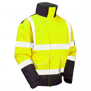 Veste de sécurité respirante pour homme de qualité supérieure, à séchage rapide, imperméable, en polyester, avec étiquette privée pour une utilisation en extérieur - Product Image 1