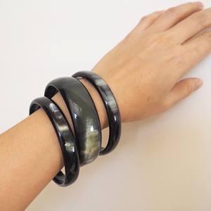 Pulseras naturales pulsera de cuerno de búfalo tendencia brazalete de animales brazaletes de alta calidad joyería - Product Image 5