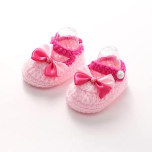 Chaussettes pour bébé en coton 100% faites à la main au crochet, motif décontracté, chaussures d'hiver pour bébé, chaussettes courtes - Product Image 4