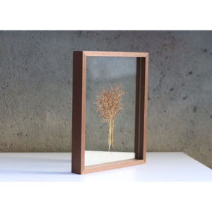 Arte de Pared con Hoja de Helecho Real en Marco de Madera Natural, Espécimen Botánico Prensado Real, Decoración del Hogar, Regalo Vintage Inspirado en la Naturaleza - Product Image 3