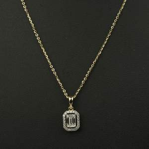 Premium 1.1ct laboratorio crecido diamante moissanite peso ligero colgante oro rosa oro plata Esmeralda redondo IGI SGL venta al por mayor oem odm - Product Image 6