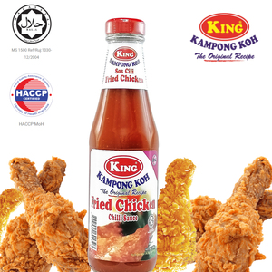 KING Malaysia-Made HALAL Sweet Chili Garlic <b>Sauce</b> Hot Spicy 320g Dipping Bottle with Sugar and Salt Enhances Flavors - Product Image 5