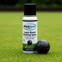 Marqueur de craie en spray professionnel pour le bowling sur gazon - Non toxique, séchage rapide, poudre de marquage de lignes pour gazon sportif