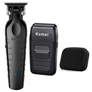 Kit de tondeuse à cheveux sans fil professionnelle, rasoir électrique pour barbe, tondeuse pour cheveux rechargeable par USB - Product Image 3