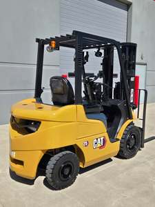 Diesel <b>Forklift</b> Truck 4 Wheel Rubber Tires 2500mm Lift Height 3000mm Lifting Range Engine - Product Image 2