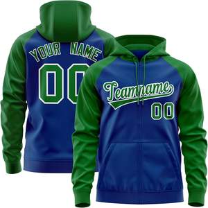 Cotton Blend Hooded <b>Jackets</b> Zip-up Custom Embroidery Anti-Shrink Knitted Printed for Students <b>Workers</b> Athletes OEM Production - Product Image 1