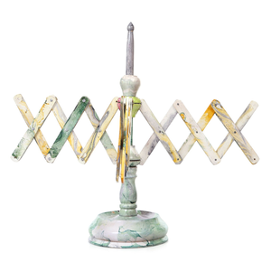 Bobinadora de hilo marmoleado hecha a mano y Swift Set, herramientas de ganchillo para tejer, combo de hilo Swift Winder y Swift - Product Image 4