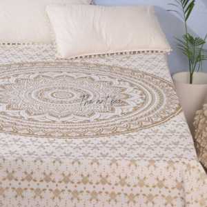 Ensemble de draps en pur coton 100% avec taies d'oreiller doux, respirant et durable pour la maison, l'hôtel, disponible à bas prix - Product Image 2