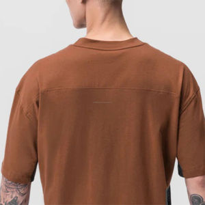 OEM เสื้อยืดผู้ชายทรงหลวมขนาดใหญ่พิเศษ-สวมใส่สบายและทันสมัยเหมาะสำหรับเครื่องแต่งกายแนวสตรีทและชุดลำลอง - Product Image 6