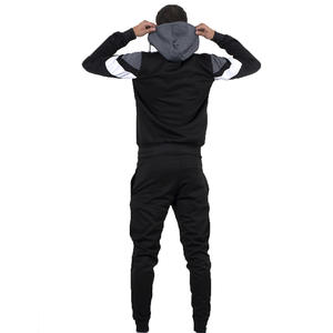 Vente en gros Survêtements pour garçons Sweat à capuche de travail à fermeture éclair avec pantalon confortable Survêtements deux pièces pour jogging pour adultes - Product Image 2