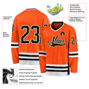Maillot de hockey sur glace personnalisé en polyester Flyingkick Enterprises 2025 – Impression numérique personnalisée pour homme adulte, style urbain - Product Image 4