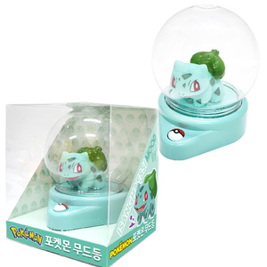 Lámpara de Noche LED Multicolor Pequeña con Control Táctil, Funciona con Pilas, con Diseño de Bulbasaur de Pokémon - Product Image 1