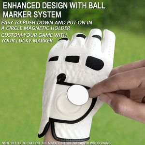 Guantes de Golf de piel de oveja para mujer de primera calidad 2024, cuero Cabretta con logotipo personalizado, equipo deportivo al por mayor para uso manual - Product Image 5