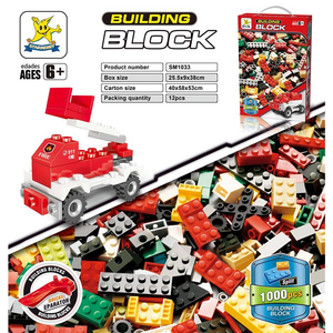 Bloques de construcción a granel de construcción educativa creativa para niños y niñas, 1000 piezas, baratos, de alta calidad - Product Image 2