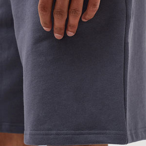 Wholesale Custom OEM <b>Men's</b> High Street Style Cotton Knitted Sweat <b>Shorts</b> Acid Wash Gym Drawstring Pocket Printed Embroidered - Product Image 4