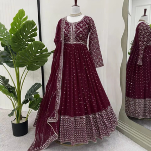 Diseñador indio Salwar Kameez Anarkali vestido trajes vestidos Salwar Kameez para mujeres vestidos paquistaníes - Product Image 1