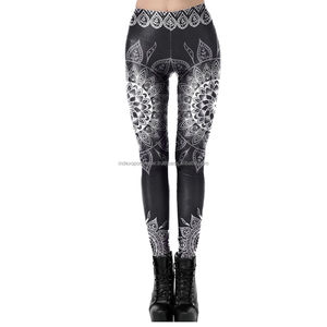Legging respirant 100% coton fabriqué au Pakistan Fitness Legging meilleure qualité respirant femmes Fitness Legging - Product Image 5