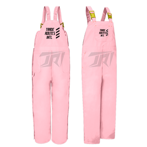 Conjunto personalizado de ropa de seguridad reflectante para trabajadores industriales al aire libre, chaleco de seguridad azul ANSI Clase 1, babero impermeable abotonado - Product Image 2