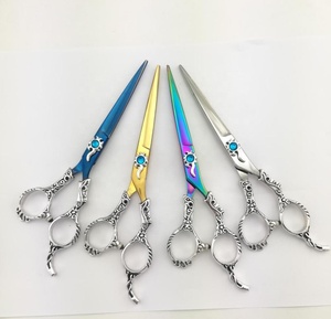 Ciseaux de coiffure pour hommes Ciseaux de coiffure en acier inoxydable de couleur personnalisée Ciseaux de coupe de cheveux de qualité supérieure - Product Image 6