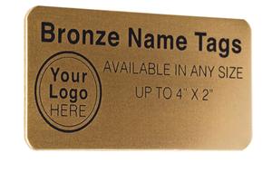 Placa de nombre de bronce Placa de nombre personalizada en metal con calidad duradera con placa de nombre de acabado elegante a precios asequibles - Product Image 3