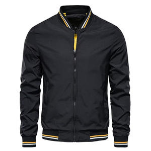 Chaqueta Bomber Impermeable de Lona 100% Algodón Personalizable para Hombre, Estilo Hip Hop Oversize con Capucha, para Parejas Universitarias, Formal - Product Image 5