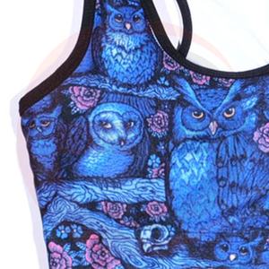 Latest Design Fashion Woman Owl and Flower <b>Sport</b> Printing <b>Bra</b> Ladies Soft Comfortable Sublimation <b>Bra</b> - Product Image 3