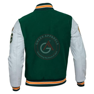 Chaquetas de equipo de béisbol deportivas hechas a medida con precio al por mayor, chaqueta universitaria para niños con letras, chaqueta estampada con logotipo personalizado - Product Image 6