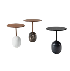 Prix abordable Table basse en métal fini or Meubles de salon de style contemporain Table d'appoint Table d'appoint - Product Image 3