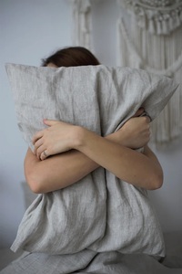 Luxurious 3-<b>Pc</b> European Linen Duvet <b>Set</b> 200TC for Queen King Sizes 2 Pillowcases Pure European Linen Wholesale Weddings Hotels - Product Image 5