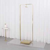 Haute Qualité Vêtements Magasins Boutique Vêtement Stand En Acier Inoxydable Acrylique Présentoir Suspendu Présentoir Grille Rayonnage