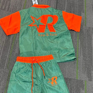 Survêtement avec veste courte personnalisée de jogging à boutons Ensemble de vestes pour hommes Survêtement - Product Image 1