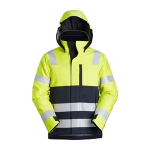 เสื้อแจ็กเก็ตมีฮู้ดสำหรับงานก่อสร้างเสื้อแจ็คเก็ตนิรภัยแบบมีฮู้ดสไตล์ปากีสถานดีไซน์ใหม่ - Product Image 1