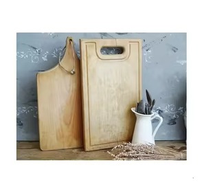 Plateau à fromage en bois avec outils à fromage, plateau à fromage, couteaux à découper avec un ensemble d'ustensiles, forme carrée - Product Image 1