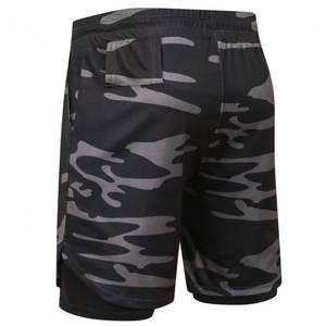 Latest Design Lightweight And Quick Dry Men's Double <b>Layer</b> Gym Shorts 2025 New Arrival Men Running Shorts In Low MOQ - Product Image 2