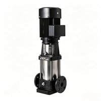 Pompa Sentrifugal Multistage Baja Tahan Karat CNP CDLF 20 380V 220V 50Hz Pompa Booster Vertikal Tekanan Tinggi