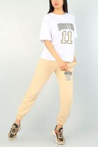 Conjunto informal de dos piezas de otoño e invierno para mujer, chándal de manga corta para mujer - Product Image 5