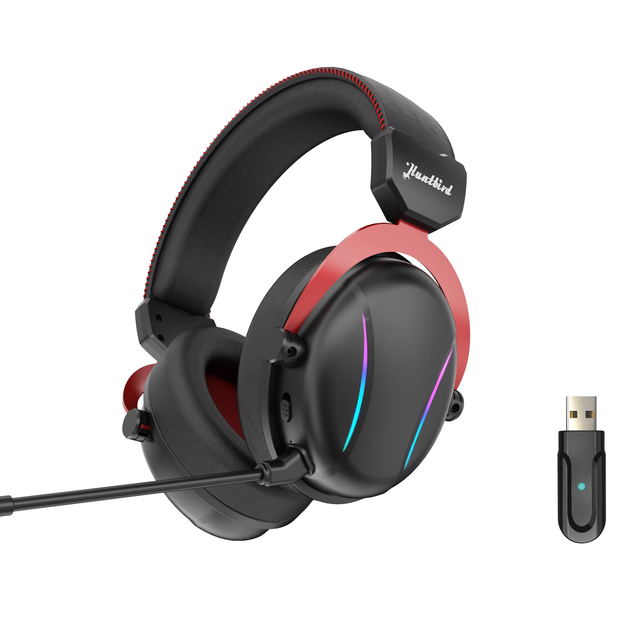 Over-ear 2.4G Wireless 5.3 Gaming Headset with RGB Low-latency Gaming Headset with Microphone Siberia S-G42