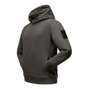 Sweat-shirt à capuche ample pour homme, style vintage, doublure polaire, chaud, 100% coton, automne, numérique, écologique - Product Image 2