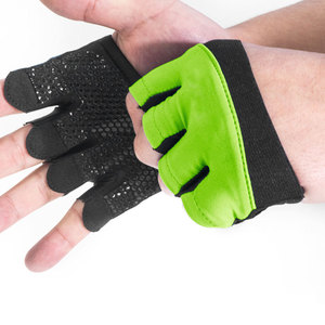 Guantes de Gimnasio de Neopreno Antideslizantes con Absorción de Impactos en la Palma para Entrenamiento, Guantes Profesionales de Levantamiento de Pesas sin Dedos - Product Image 3