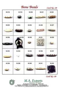 Cuentas de Hueso Hechas a Mano de Alta Calidad, Diseño de Joyería, Mala de Oración, Exhibición Decorativa, Collar DIY, Pulsera Étnica Espiritual - Product Image 2