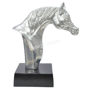 Escultura de caballo corriendo de aluminio creativa de fábrica, buena calidad, nueva exhibición de mesa elegante, escaparate de animales, gran oferta - Product Image 6